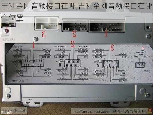 吉利金刚音频接口在哪,吉利金刚音频接口在哪个位置