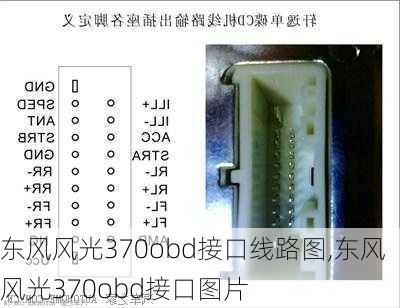 东风风光370obd接口线路图,东风风光370obd接口图片