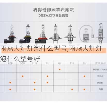 雨燕大灯灯泡什么型号,雨燕大灯灯泡什么型号好