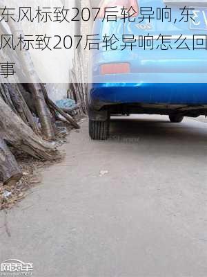 东风标致207后轮异响,东风标致207后轮异响怎么回事