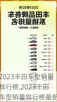 2023丰田车型销量排行榜,2023丰田车型销量排行榜最新