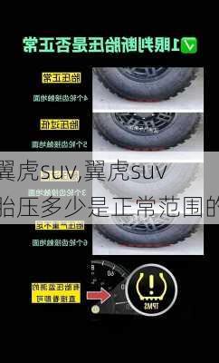 翼虎suv,翼虎suv胎压多少是正常范围的