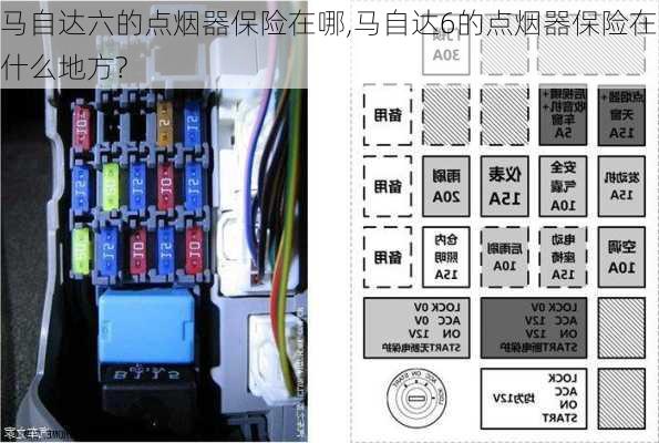 马自达六的点烟器保险在哪,马自达6的点烟器保险在什么地方?