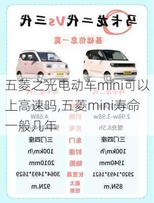 五菱之光电动车mini可以上高速吗,五菱mini寿命一般几年