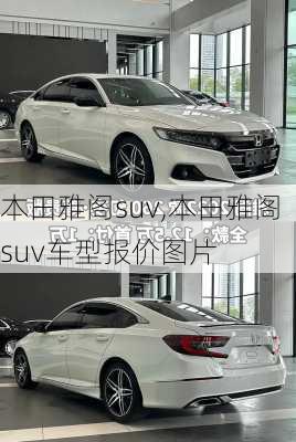 本田雅阁suv,本田雅阁suv车型报价图片