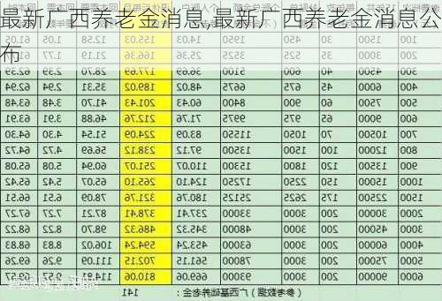 最新广西养老金消息,最新广西养老金消息公布