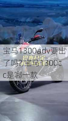 宝马1300adv要出了吗?,宝马1300cc是哪一款